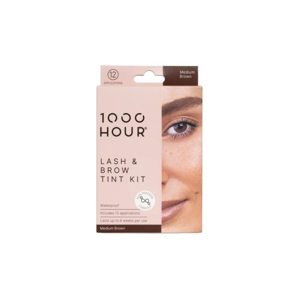 1000 hour eyelash tint med brown