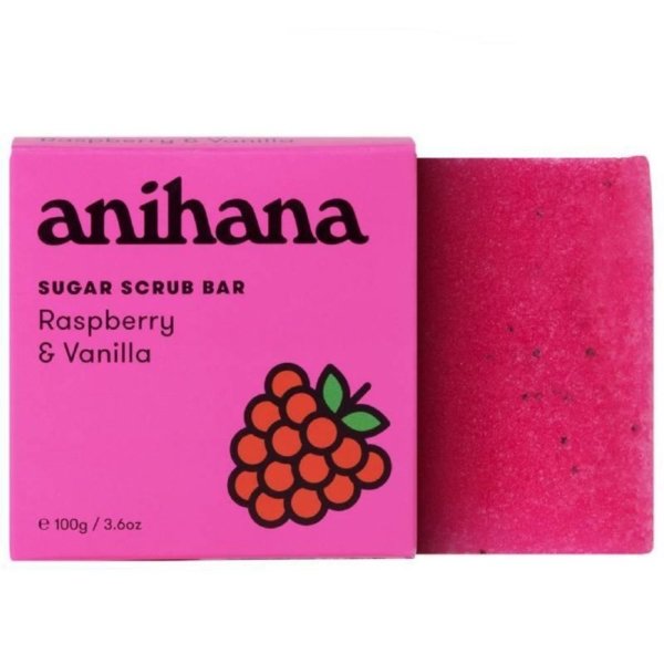 anihana sugar scrub bar rasp/van 100g