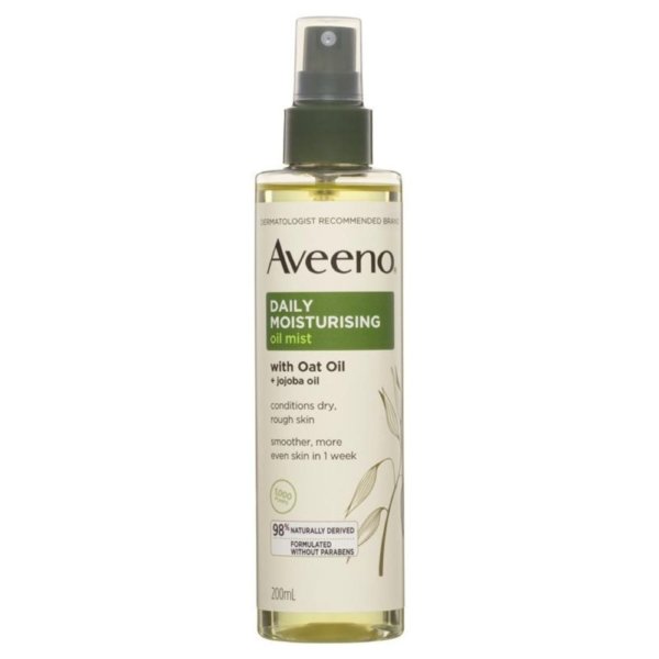 aveeno dm oat oil spray 200ml