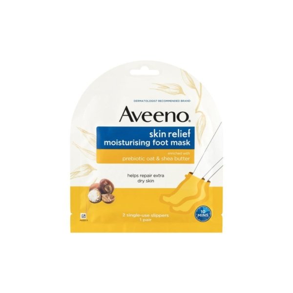 aveeno skin relief foot mask 1pk
