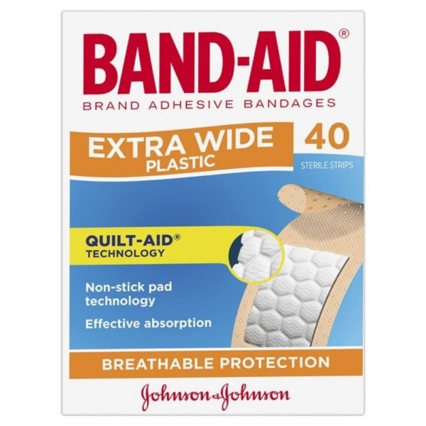 bandaid strips xwide 40