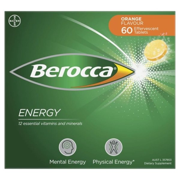 berocca energy orange 60