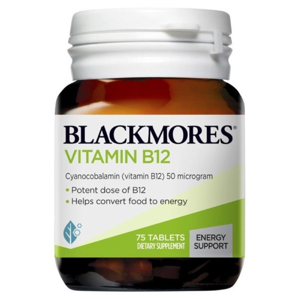 blackmores b12 tabs 50mcg 75