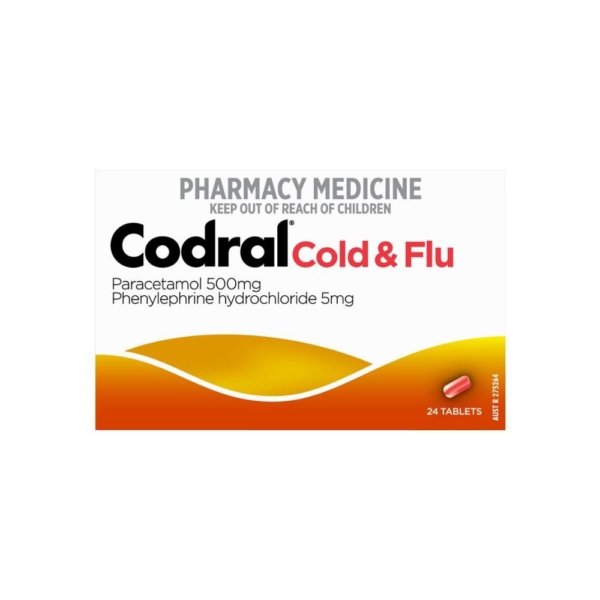 codral cold + flu tabs 24