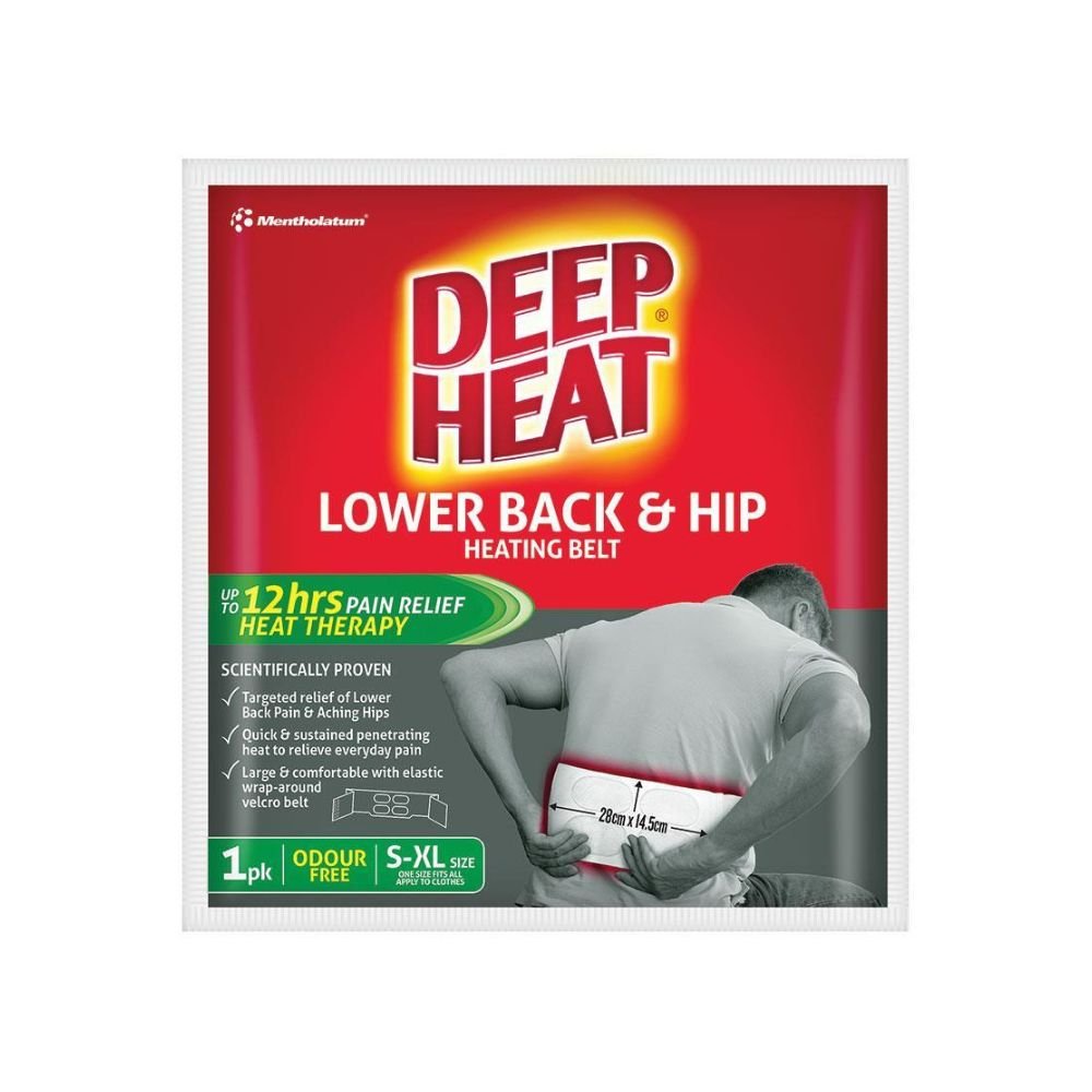 deep heat lower back + hip belt 1pk deep heat lower back + hip belt 1pk