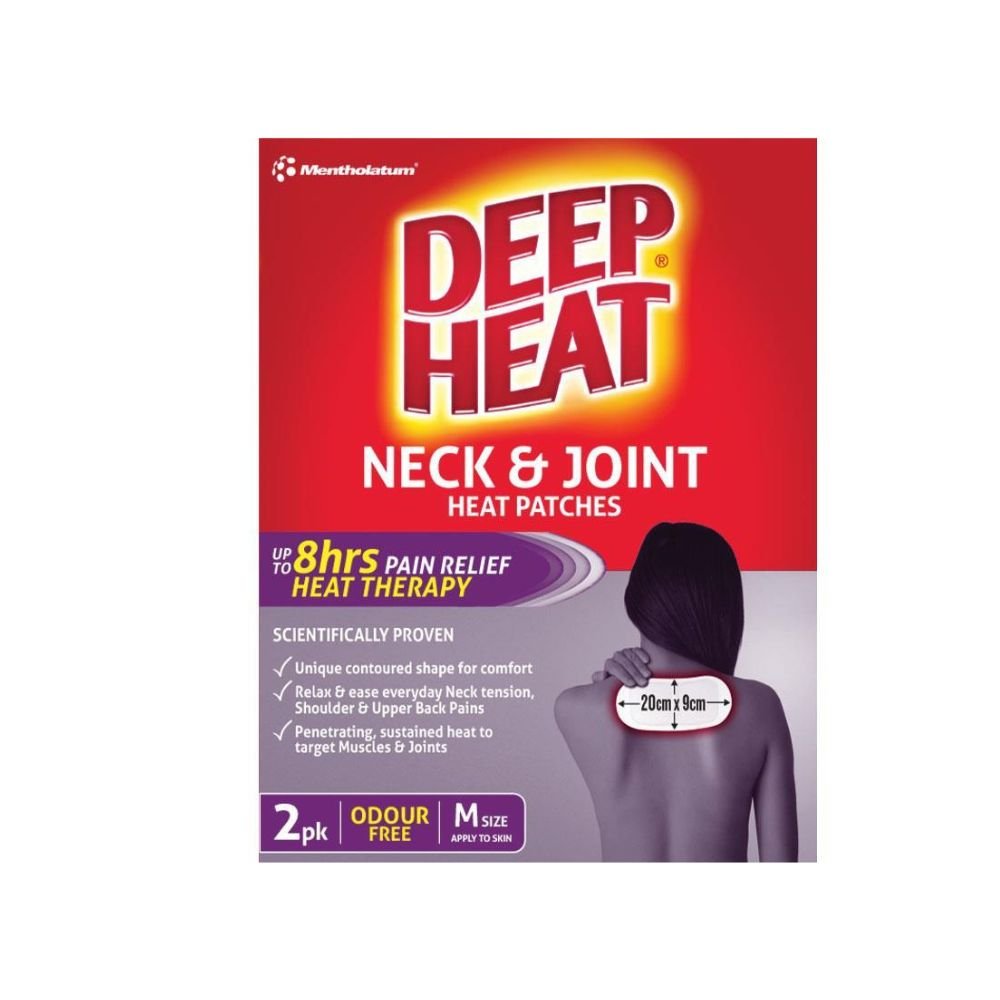 deep heat neck joint patch 2pk deep heat neck joint patch 2pk