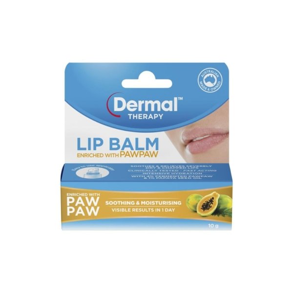 dermal therapy lip balm pawpaw 10g