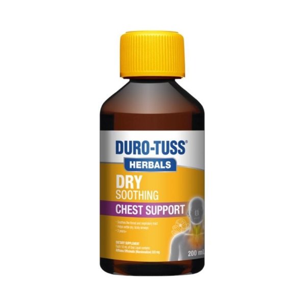 duro tuss herb dry sooth chest supp 200ml
