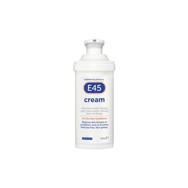 e45 cream pump 500g