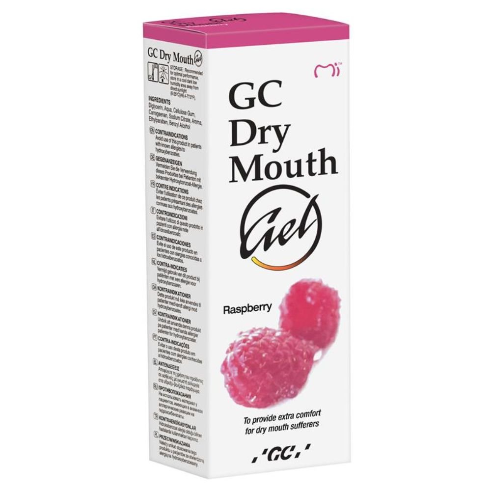 gc dry mouth gel raspberry 40g gc dry mouth gel raspberry 40g