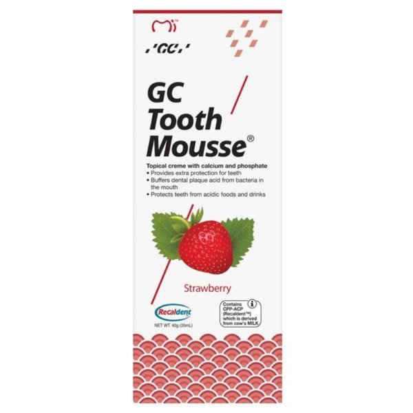 gc tooth mousse + strawberry 40g