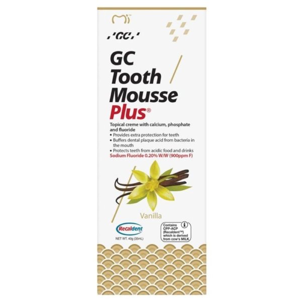gc tooth mousse + vanilla 40g