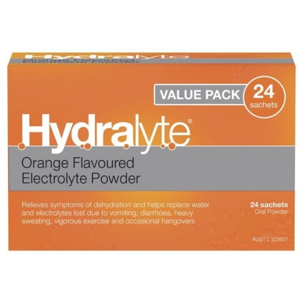 hydralyte sachets orange 24