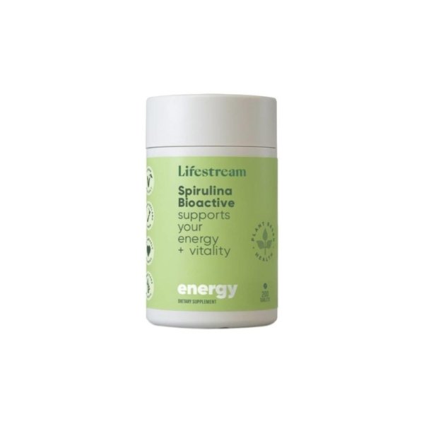 lifestream bioact spirulina tab 200