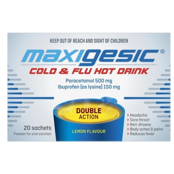 maxigesic hot drink 20 sachets
