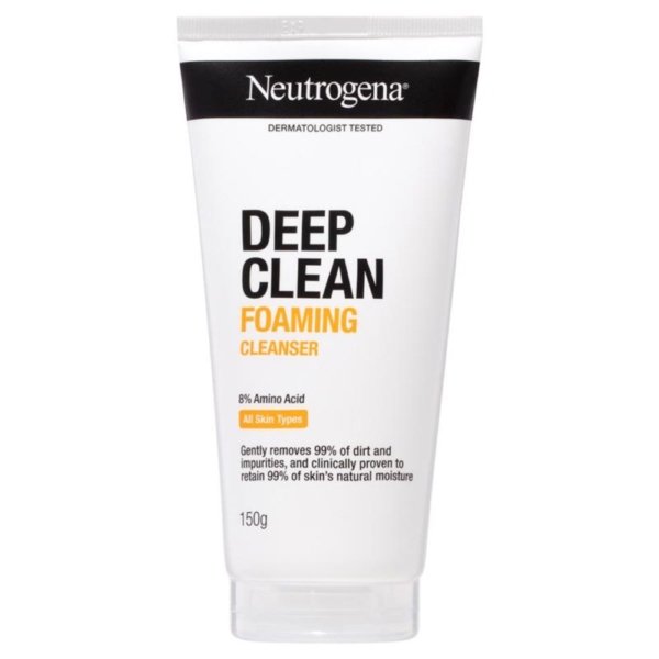 neutrogena deep clean gentle foam 150g