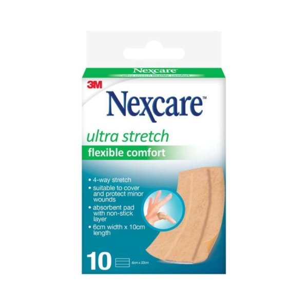 nexcare ult stretch flex 6cmx10cm 10