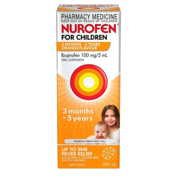 nurofen child 3m 5y orange 200ml