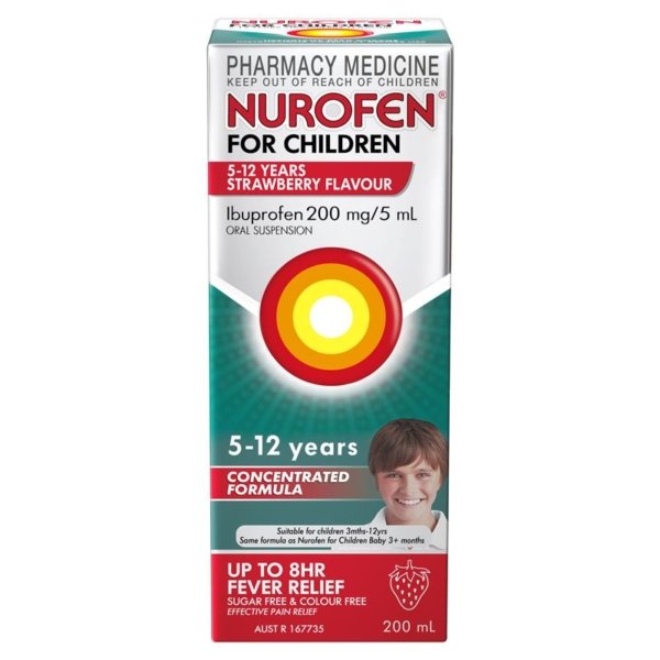 nurofen child 5 12yrs straw 200ml