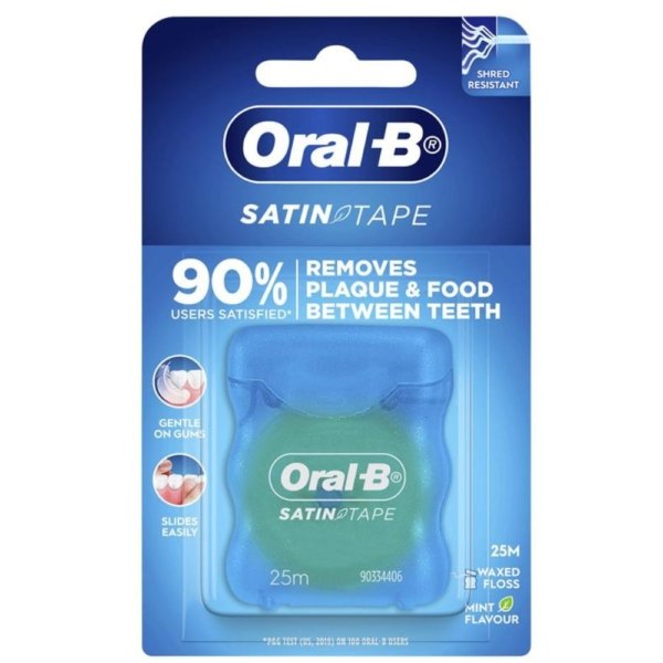oral b floss satin tape mint 5282