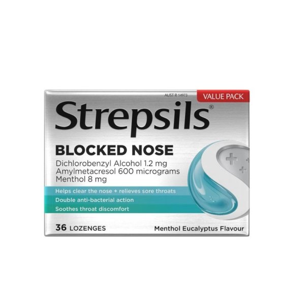strepsils plus loz blocked nose 36