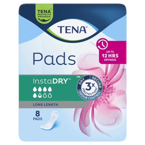 tena pads instadry std 10