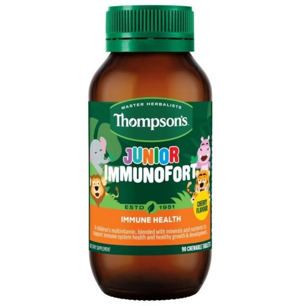 thompsons immunofort jnr tabs 90