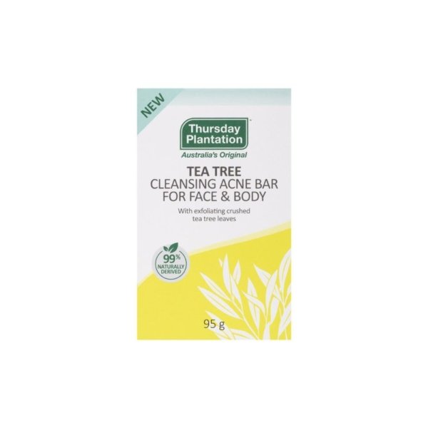 thurs plant t/t cleans acne face/body bar 95g