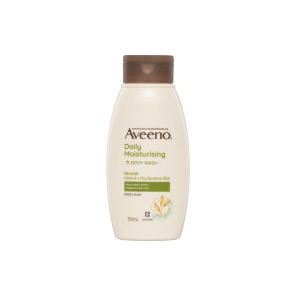 aveeno d/moist b/wash 354ml