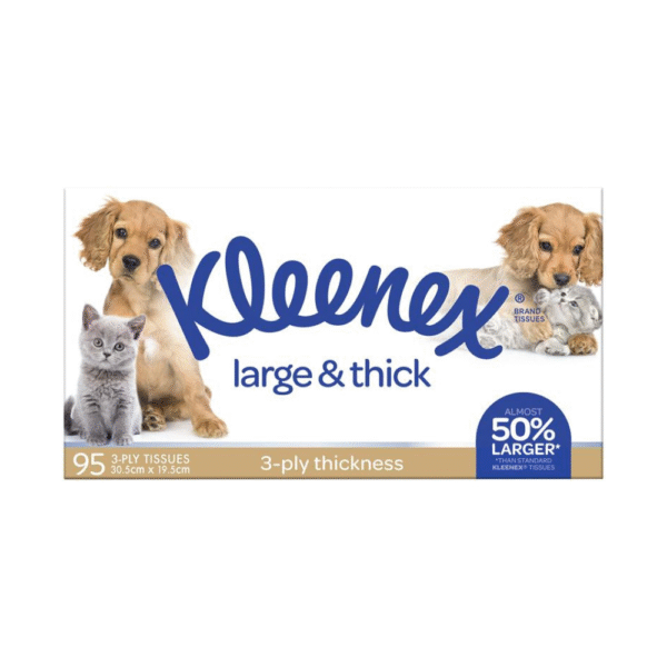 kleenex tiss large + thick 95