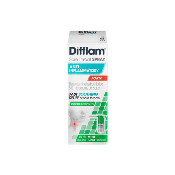 difflam forte throat spry 15ml 88spry