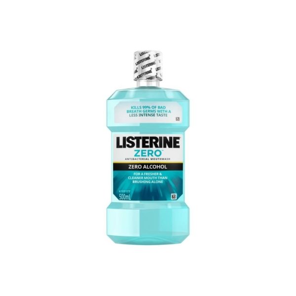 listerine m/wash zero alc 500ml