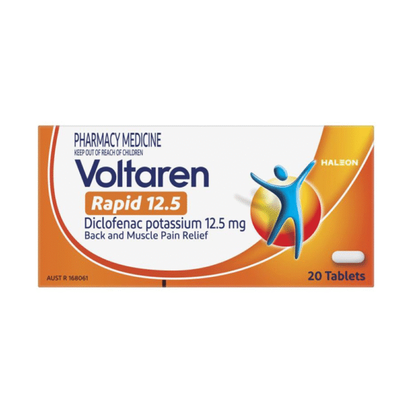 voltaren rapid tabs 12.5mg 20